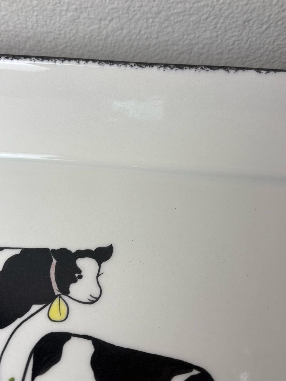 VTG Los Angeles Potteries NS Gustin Cow Casserole Lasagna Baking Dish 15x11 - Picture 7 of 9
